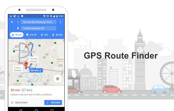 GPS, Maps, Navigation and Directions : Route Finder