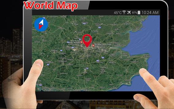 Earth Map Live GPS: Street View Navigation Transit
