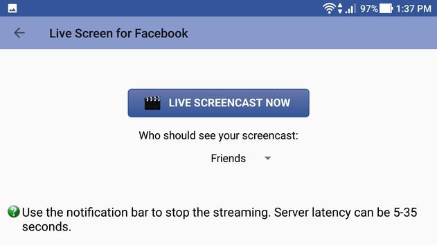 Live Screen for Facebook