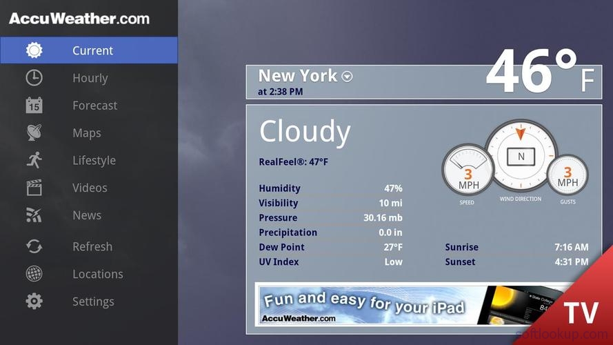 AccuWeather for Google TV