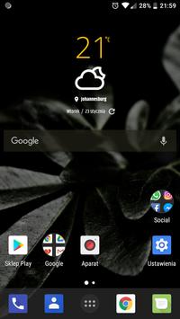Simple weather and clock widget (No ads)