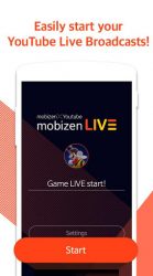 Mobizen Live Stream to YouTube