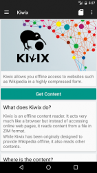 Kiwix, Wikipedia offline
