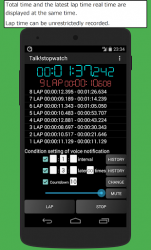 Talk! stopwatch and timer app