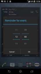 Calendar Widget Month + Agenda
