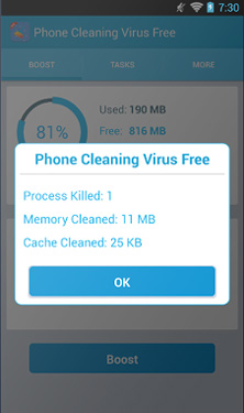 Phone Cleaning Virus Free