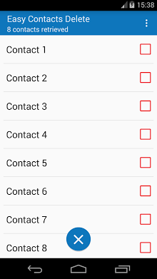 Easy Contacts Delete