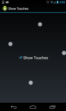 Show Touch Indicators