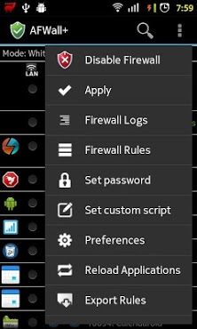 AFWall+  Android Firewall +