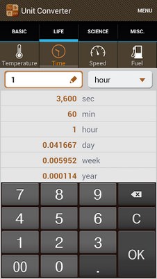 Android Unit Converter