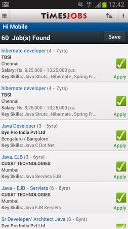 TimesJobs Job Search