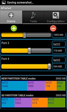AParted   Sd card Partition