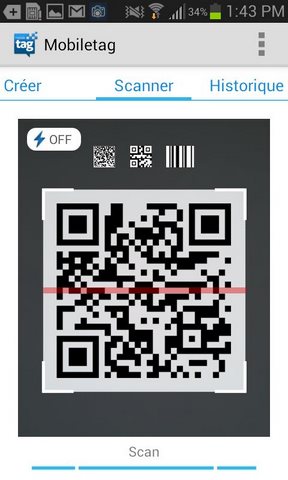 Mobiletag QR and product Scanner