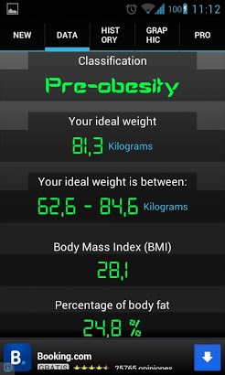 Weight Recorder BMI free