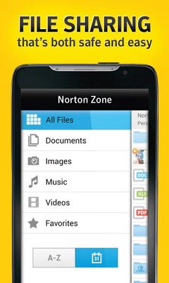 Norton Zone Cloud Sharing