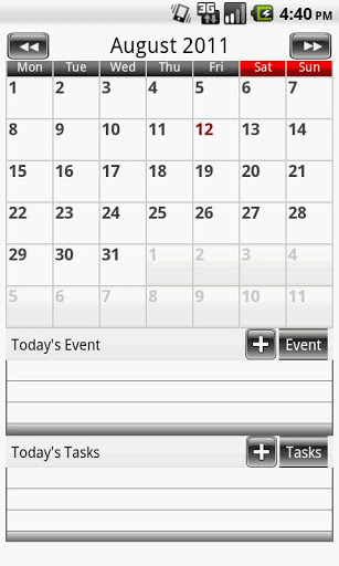 Calendar One - Simple Calendar