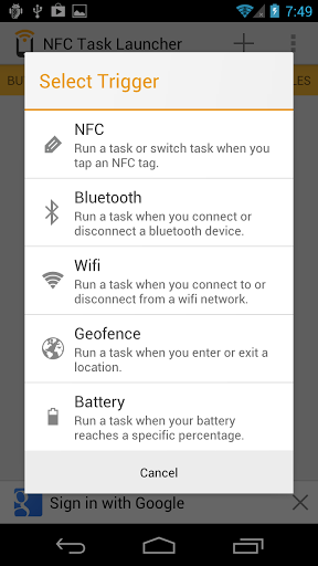 NFC Task Launcher