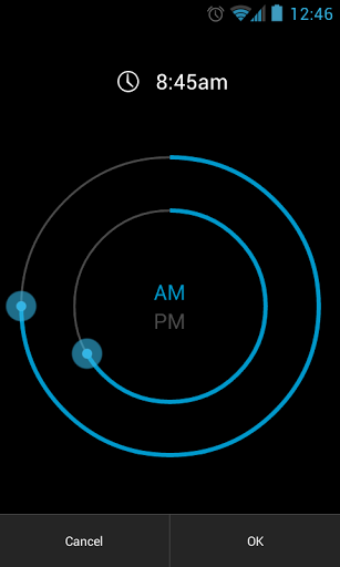 Circle Alarm  Alarm Clock