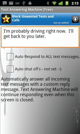 Safest Text Auto Reply