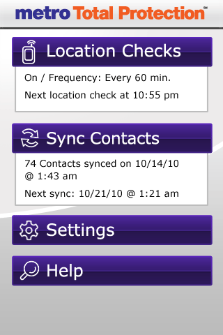 Metro Total Protection App