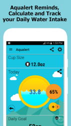 Aqualert : Water Intake Tracker and Reminder Google Fit