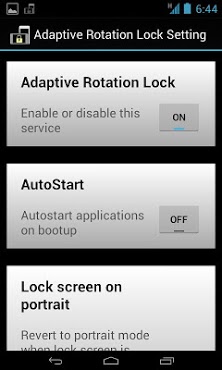 Rotation Lock Adaptive