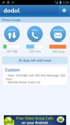 dodol Phone  data, call, Text