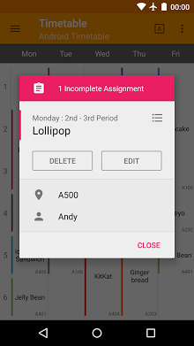 Classnote - Simple Timetable