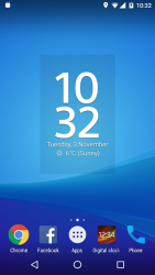 Digital Clock Widget Xperia