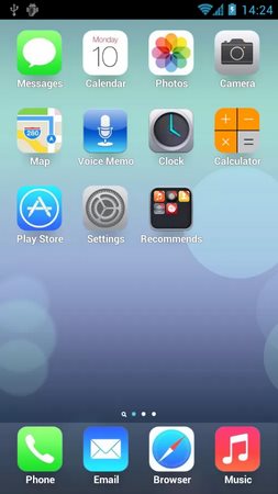 iOS 7 Theme for Hi Launcher