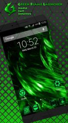 Green Flame Launcher + Themes 2017