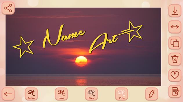 Name Art on Photo Love Calligraphy