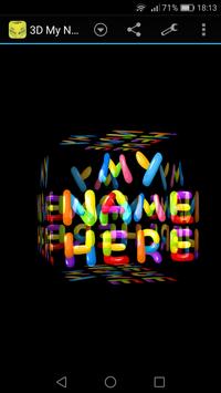 3D My Name Funny Wallpaper