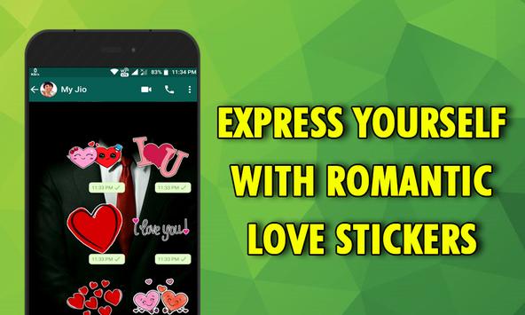 Romantic Love Stickers WAStickerApps