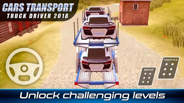 Cars Transport Truck Driver 2018