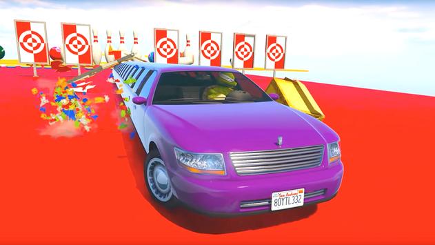Superhero Limo Car Stunts: Free Kids Racing Games screenshot 1
