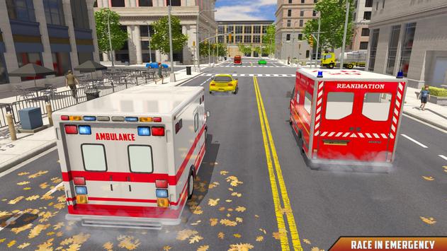 Ambulance Rescue Emergency Driver: City Duty