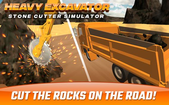Heavy Excavator  Stone Cutter Simulator