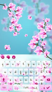 Orchid Flower Keyboard Theme