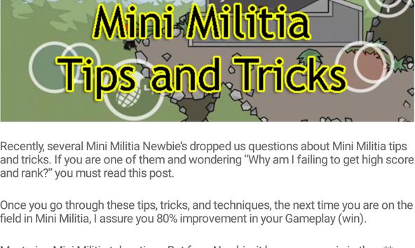 Quoiwc Doodle Army 2: Mini Militia info