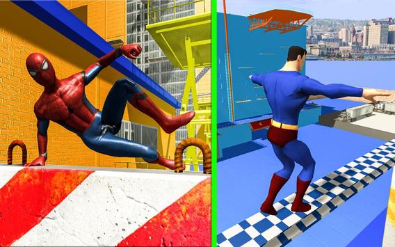 Superheroes Parkour simulator 3D