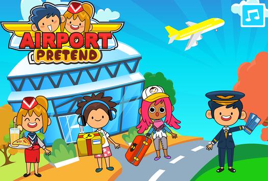 My Pretend Airport - Kids Travel Town Games