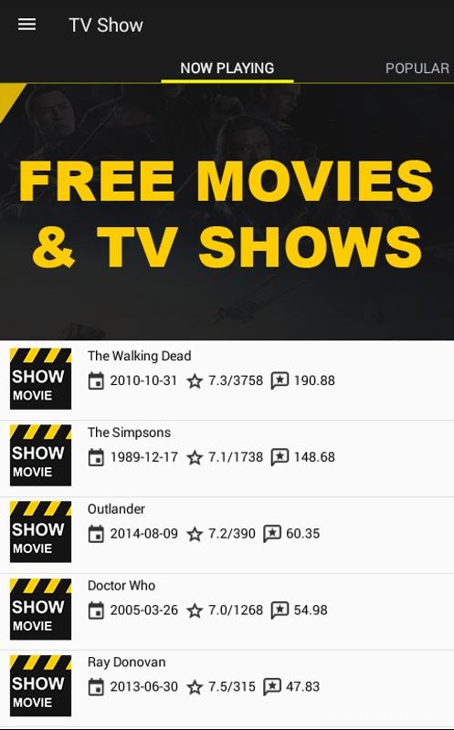 Free Movies and Shows