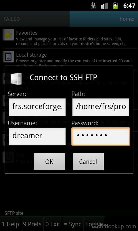 SFTP plugin to Ghost Commander