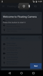 Floating Camera Video Recorder