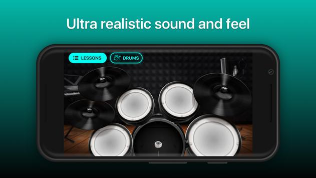 Drums: real drum set music games to play and learn