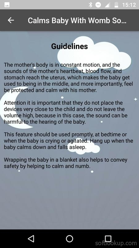 Calms Baby With Womb Sound