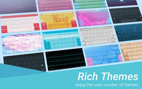 Simple Neon Blue Future Tech Keyboard Theme