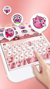 Rose Gold Keyboard for Phone8