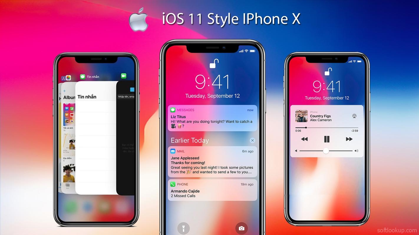 Phone X Launcher and Phone 8 Launcher and Lock Screen